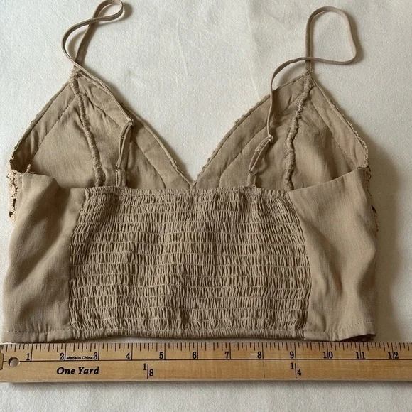 - Love Tree Crochet Top Size S Boho Coastal Bralette Beach Vacation Flirty Sexy - Picture 7 of 14